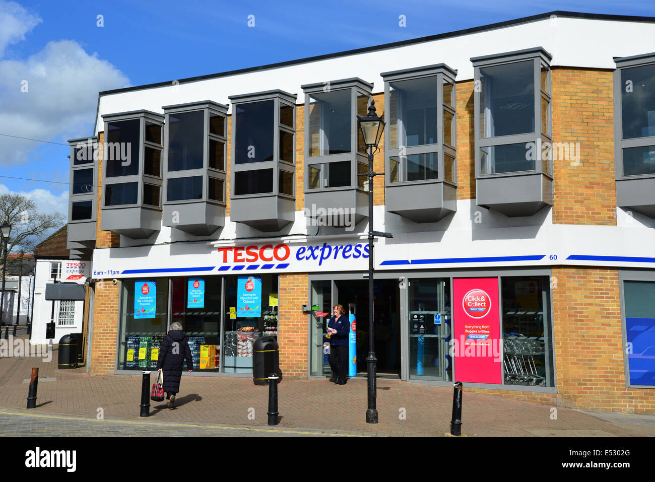 Tesco Express supermarket, High Street, Burnham, Buckinghamshire