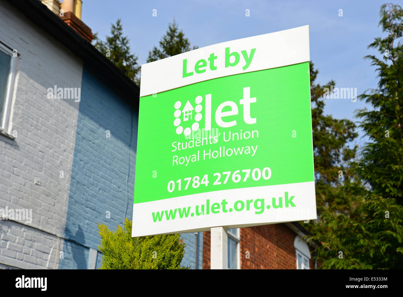 Let by sign, Bridge Street, East Molesey, Surrey, England, United Kingdom Stock Photo