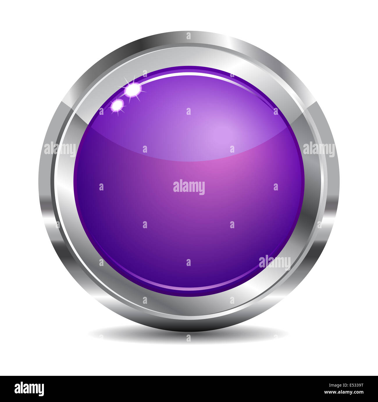 Blank Mauve Web Site and App Navigation Button Stock Photo