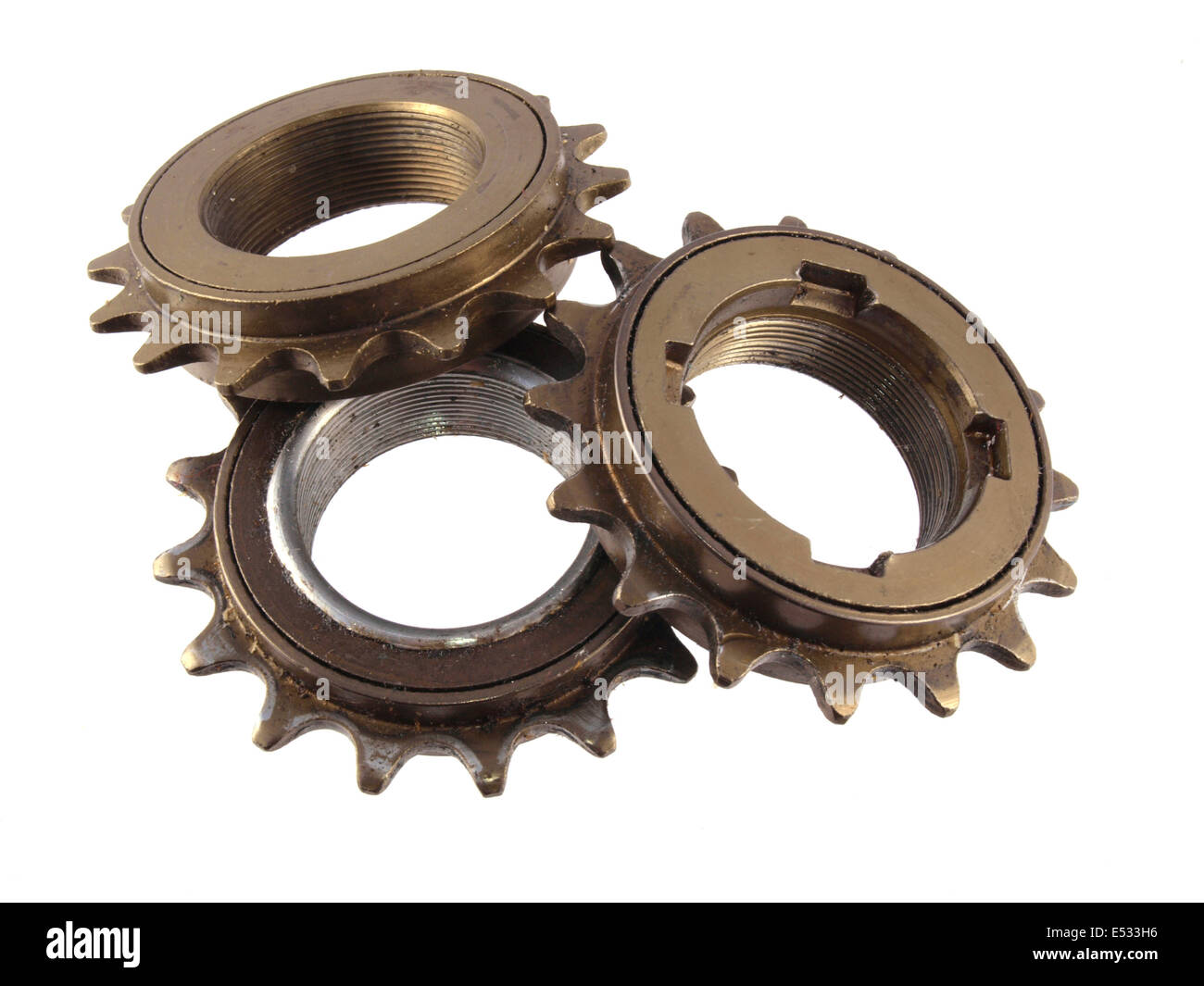 Close up of gear wheels and cogs, Stock Photo