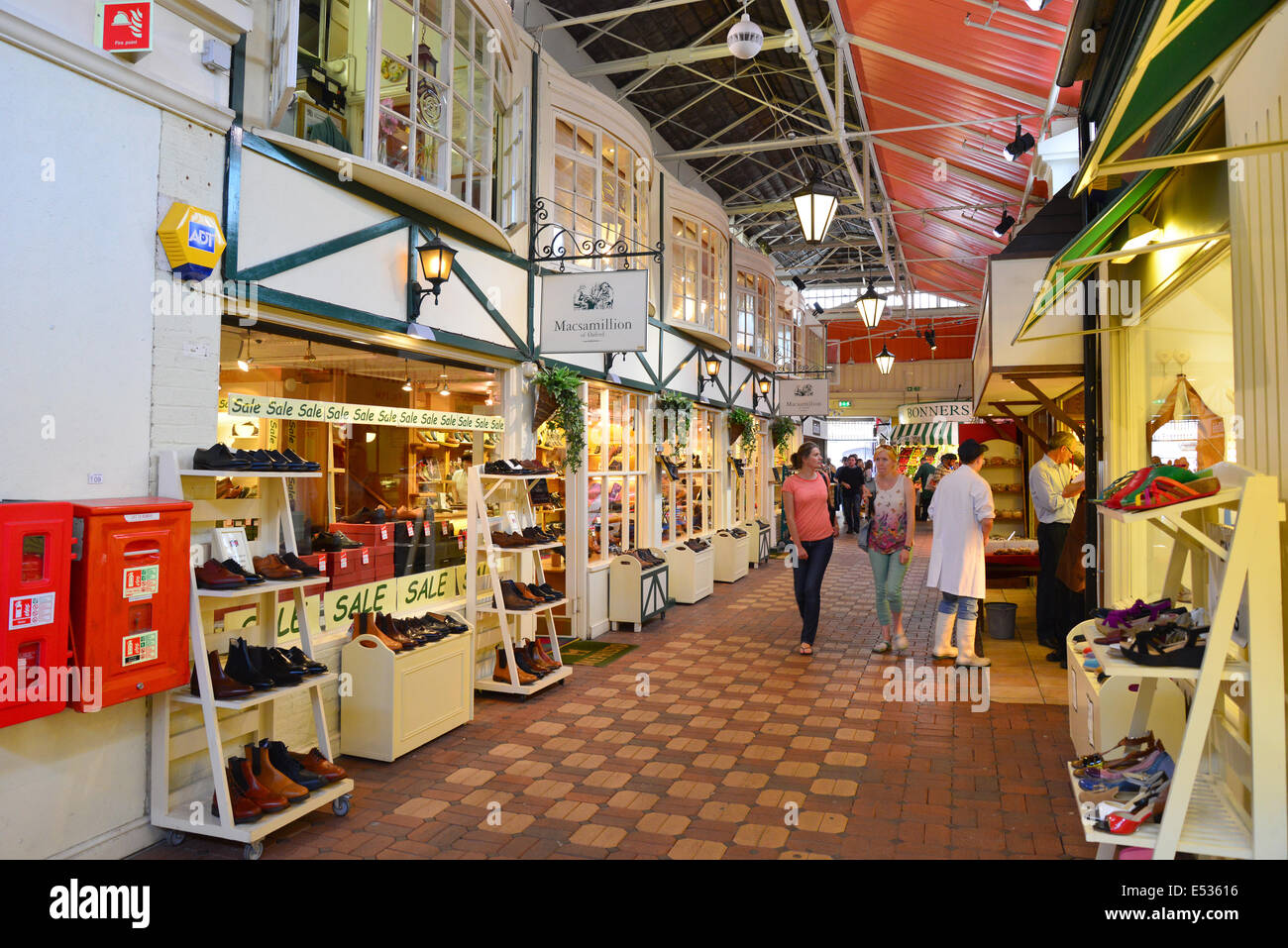 The 18th century Oxford Covered Market, High Street, Oxford ...