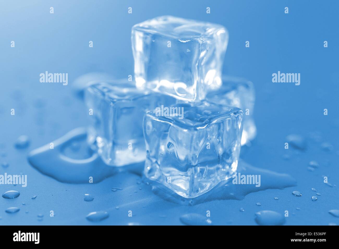 A close up shot of ice cubes Stock Photo - Alamy