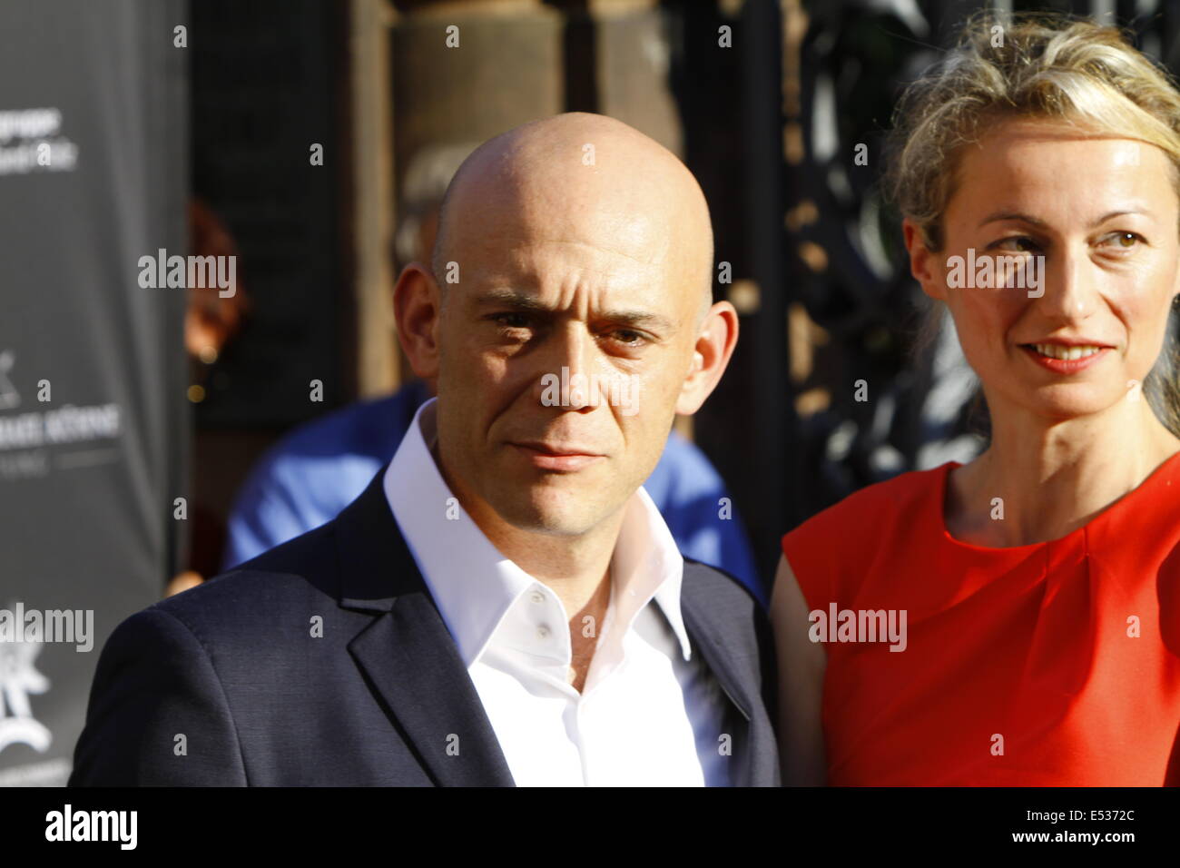 German actor Robert Doelle pose for the cameras on the red carpet