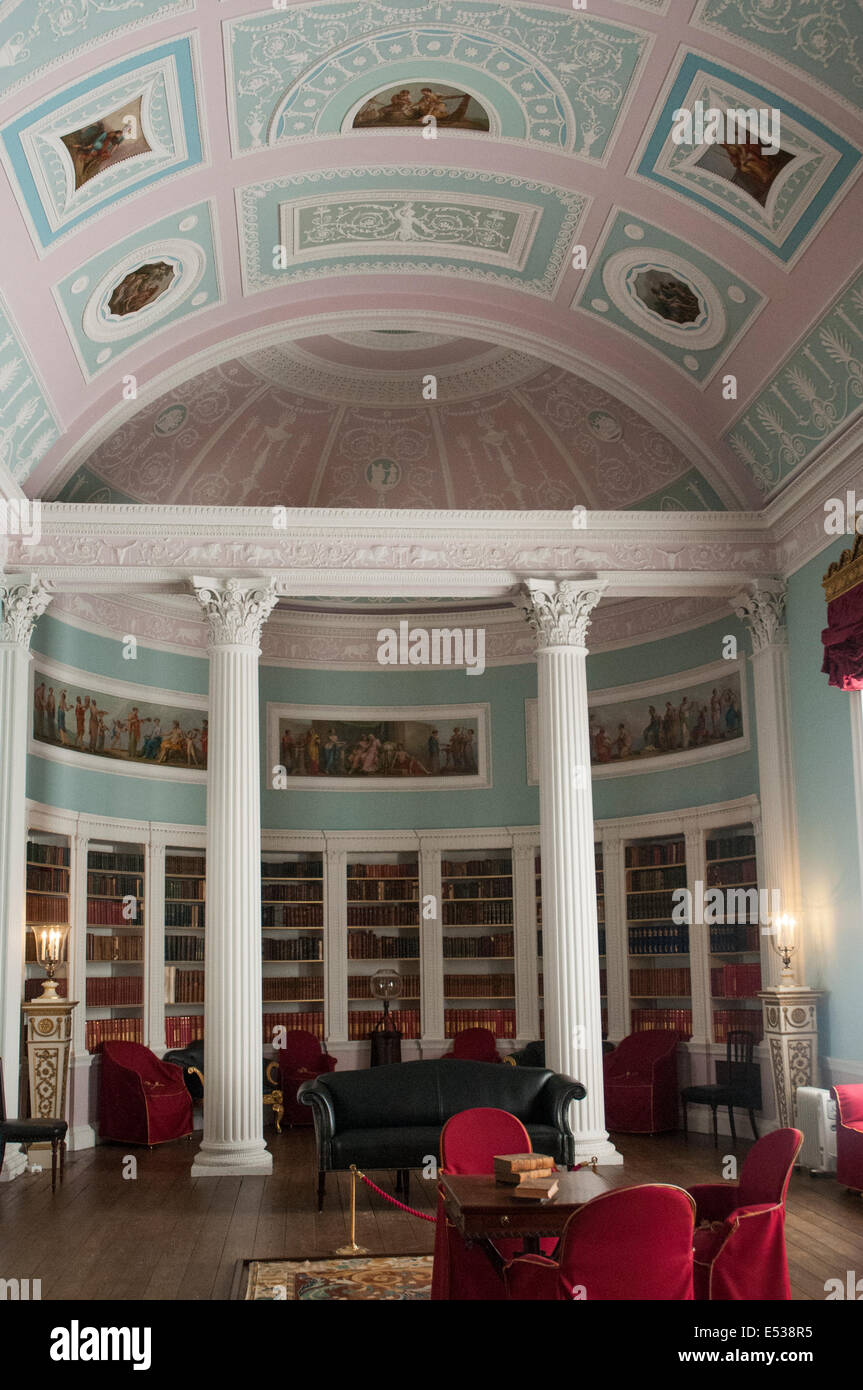 Adam Library at Kenworth House, Hampstead Heath, London Stock Photo Alamy