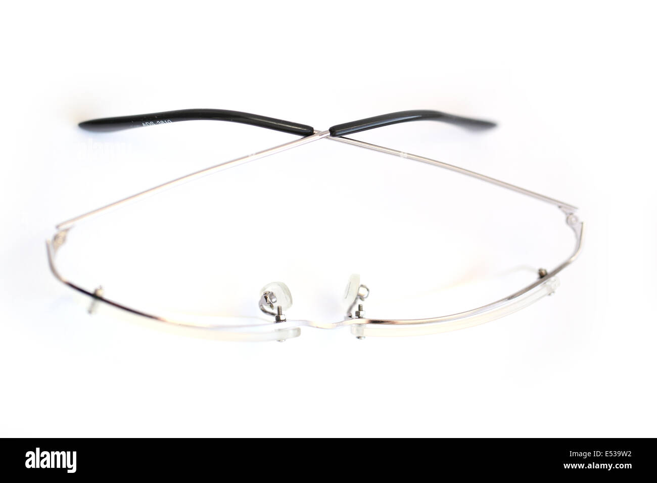 modern glasses isolated on white background Stock Photo