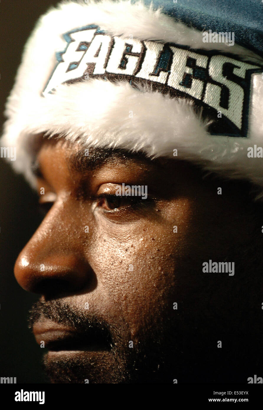 Philadelphia eagles hat hi-res stock 