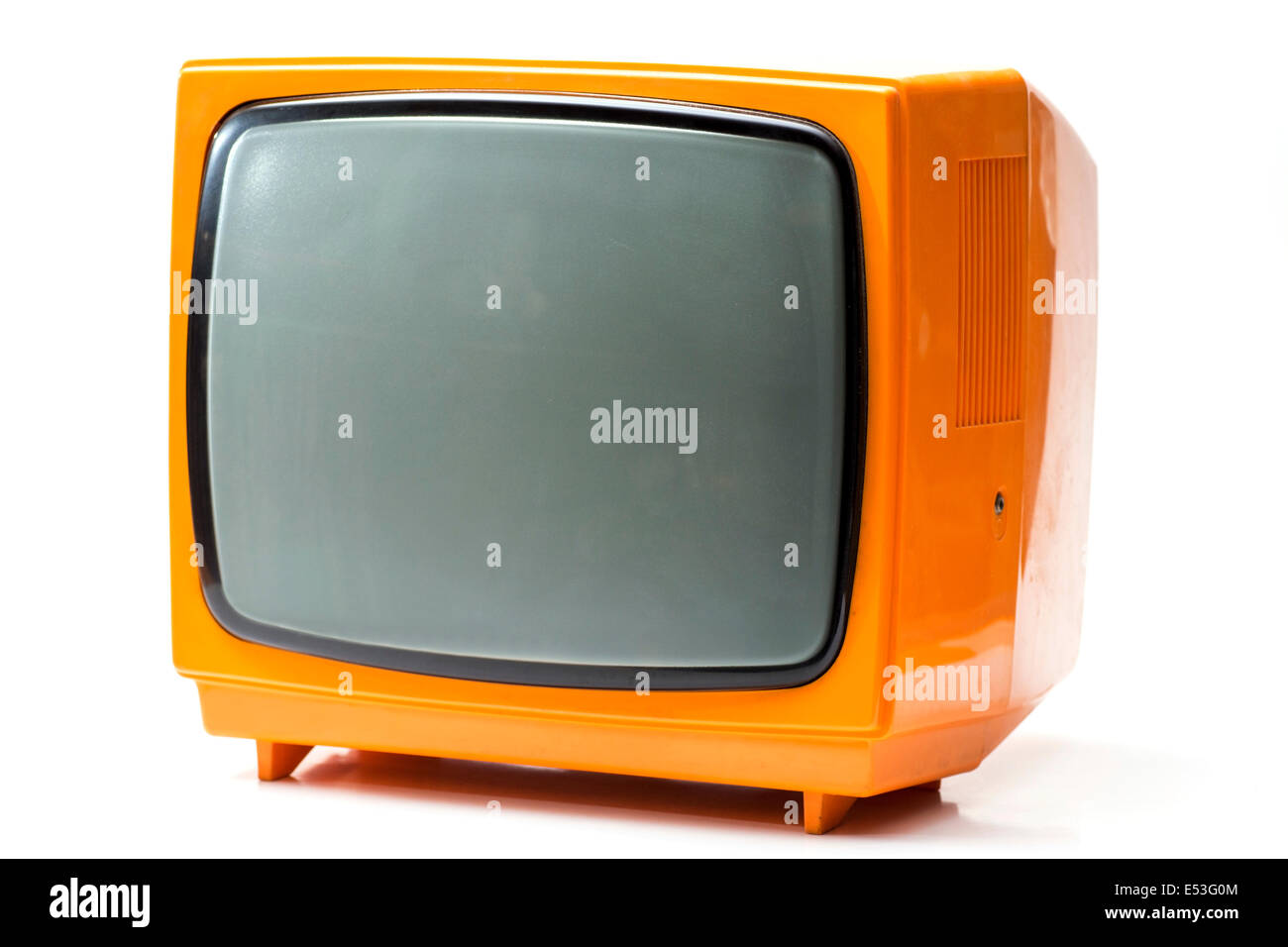 Old TV. Stock Photo