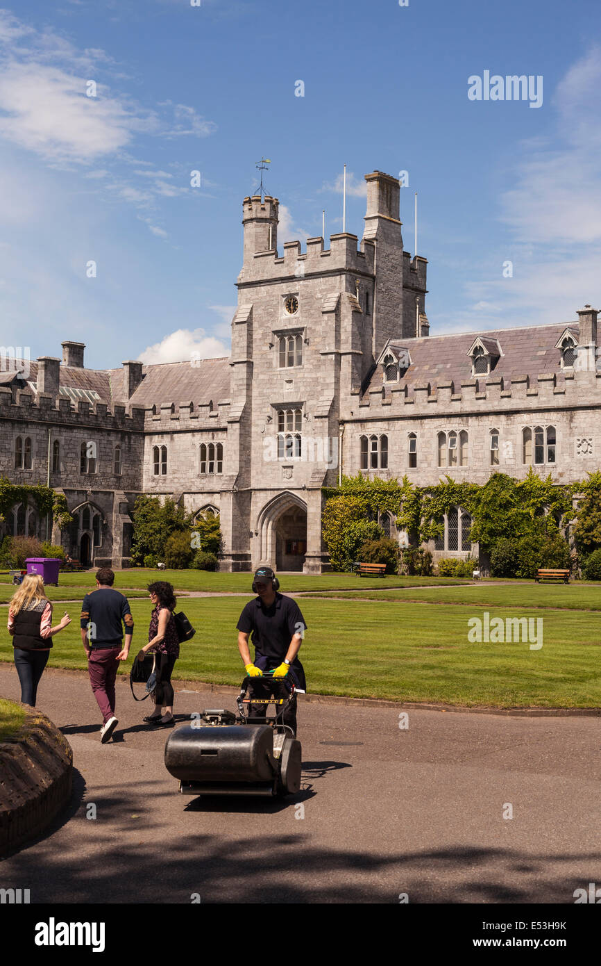 The main Quadrangle at University College Cork, Ireland Stock Photo Alamy