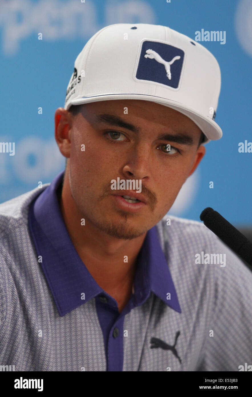 RICKIE FOWLER BRITISH OPEN GOLF CHAMPIONSHIP ROYAL LIVERPOOL GOLF CLUB