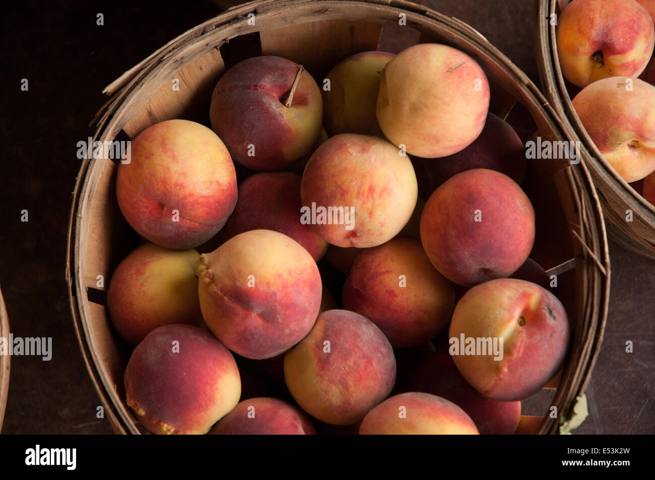 In season locally grown market orchard peaches pick your own produce