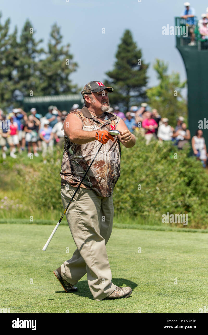Stateline, Nevada, USA. 18th July, 2014. Comedian LARRY THE CABLE GUY