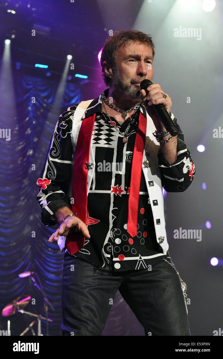 Raleigh, NC, USA. 15th July, 2014. Singer PAUL RODGERS of the rock band 'Bad Company' performing at Walnut Creek Amphitheater. © Tina Fultz/ZUMA Wire/Alamy Live News Stock Photo