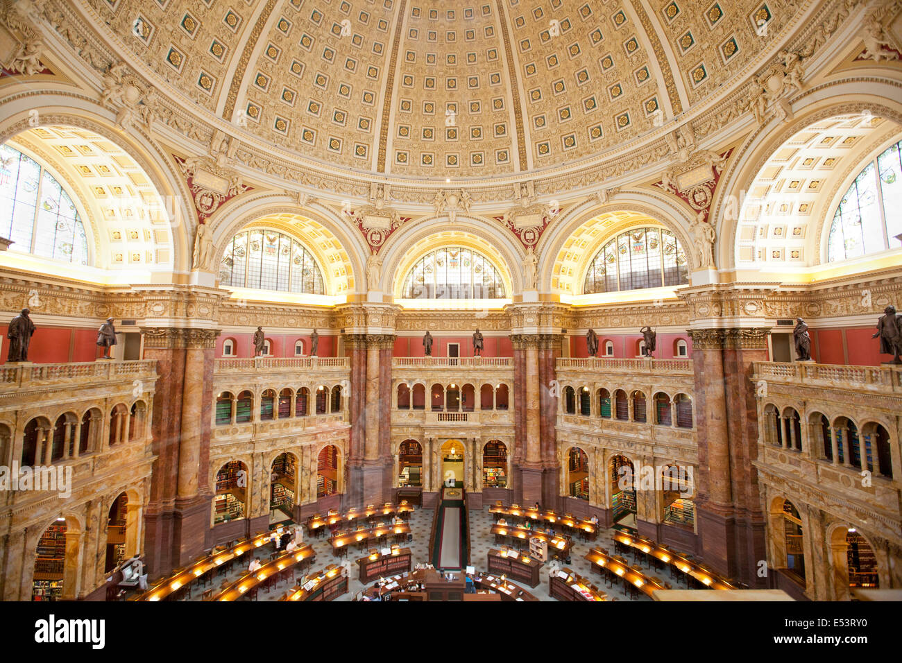the library of congress building in washington dc Stock Photo