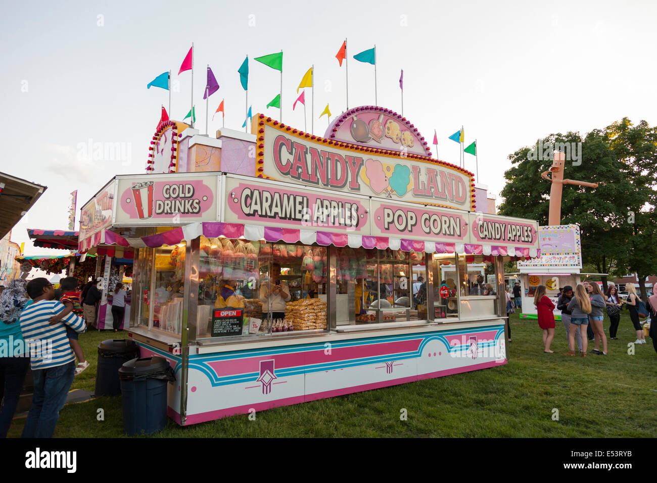 A 'Candy Land' food stand at the 'Sound of Music Festival' at SpencerSmith  Park in Burlington, Ontario, Canada Stock Photo - Alamy