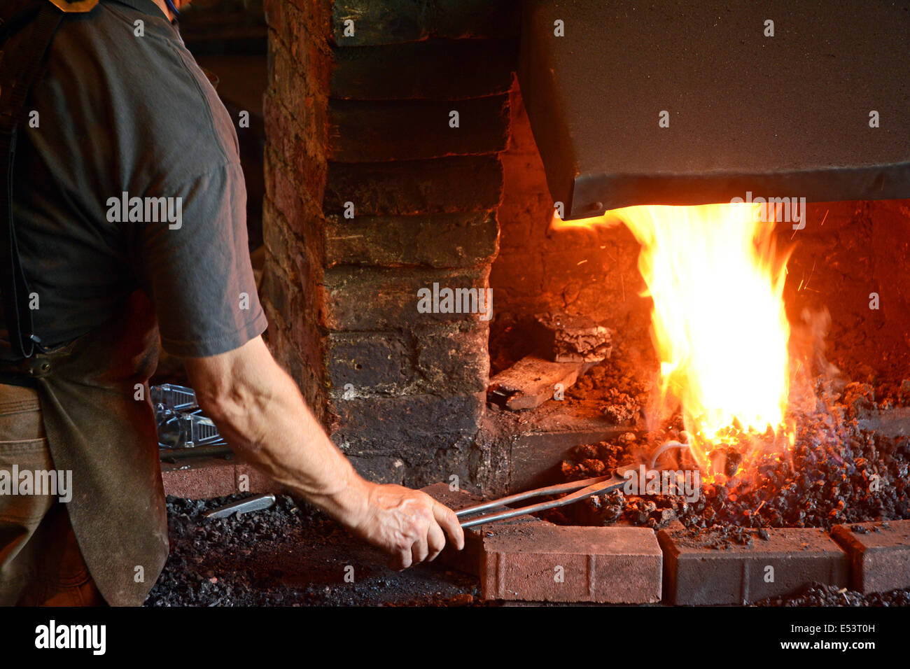 Blacksmith, Traditional occupation, Stock Photo