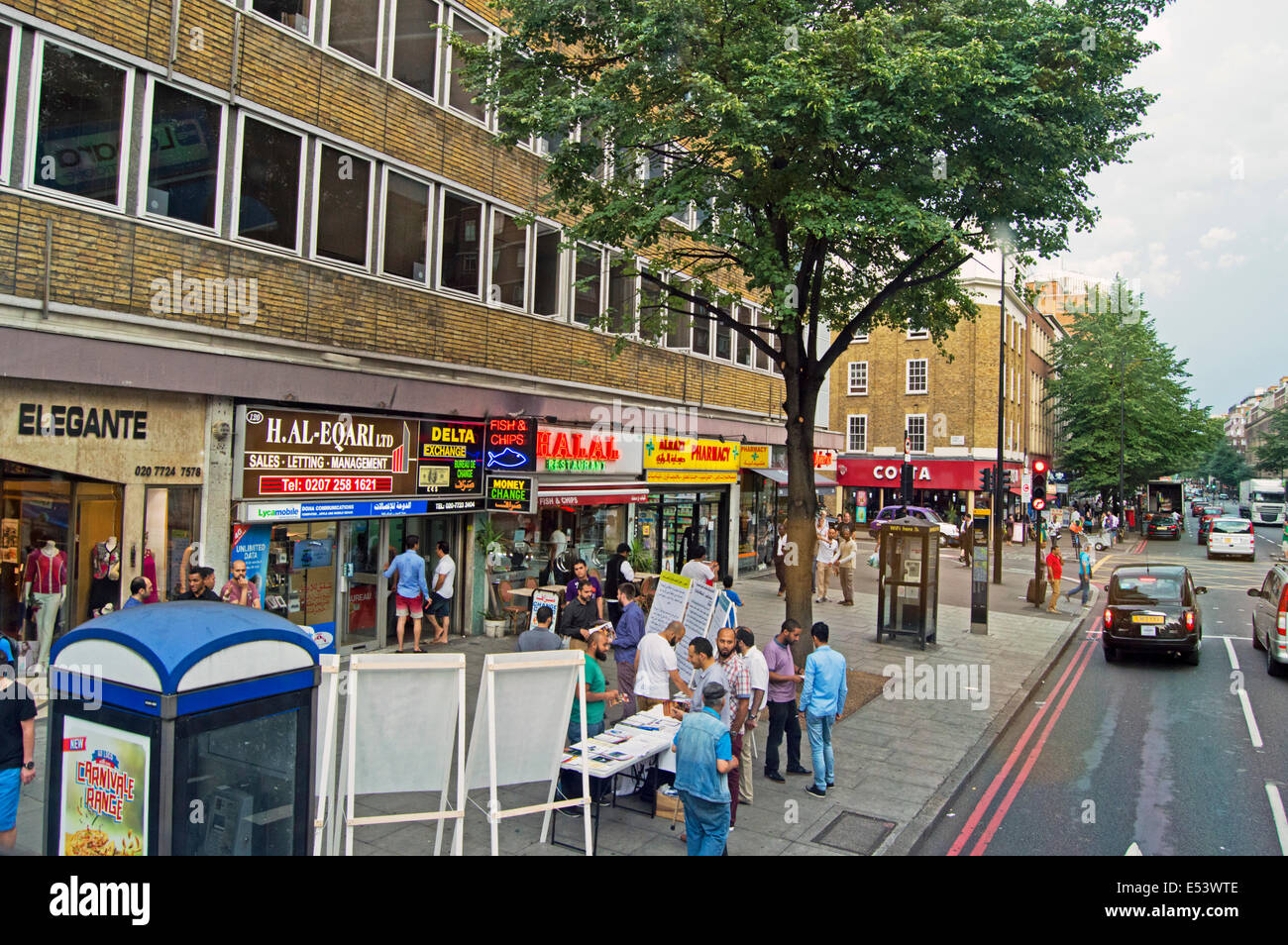 View of Edgware Road, London, England, United Kingdom Stock Photo Alamy
