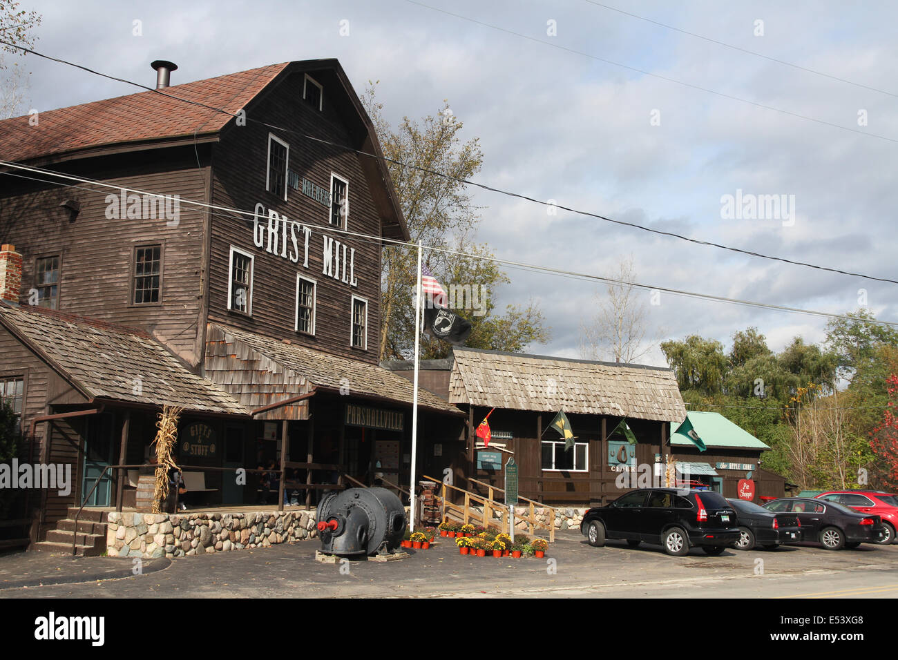 Tom Walker's Grist Mill. Parshallville, Michigan, USA Stock Photo Alamy