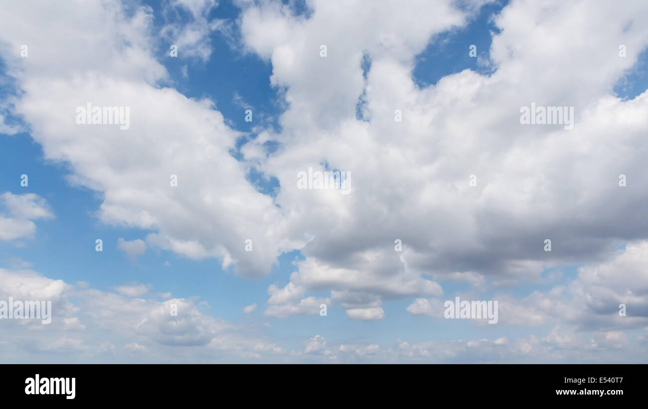 panorama blue sky background with clouds Stock Photo - Alamy
