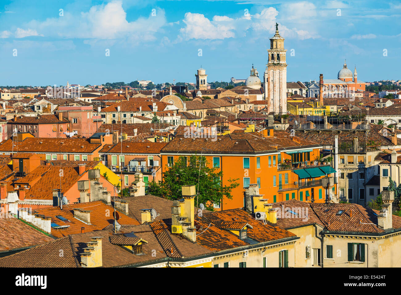 view of Venice rooftops from above, Italy Stock Photo - Alamy