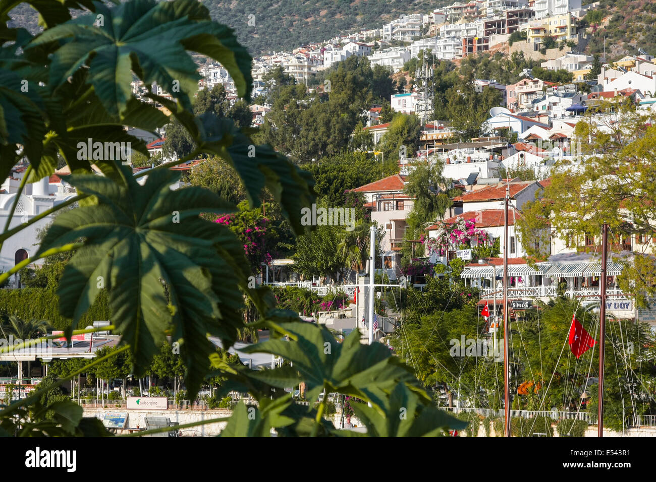 A view of Kalkan harbour Stock Photo - Alamy