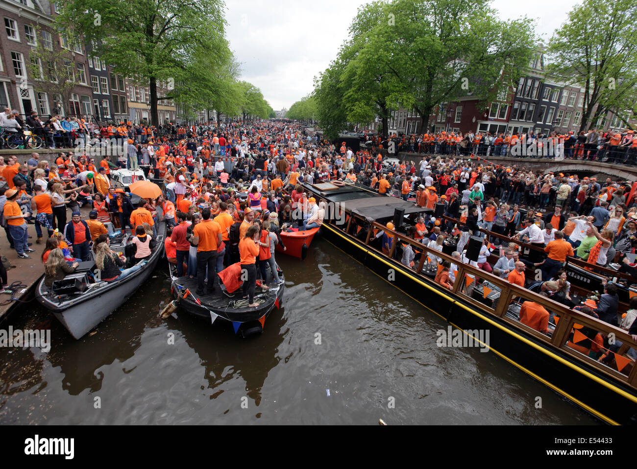 kings day , amsterdam, netherlands Stock Photo Alamy