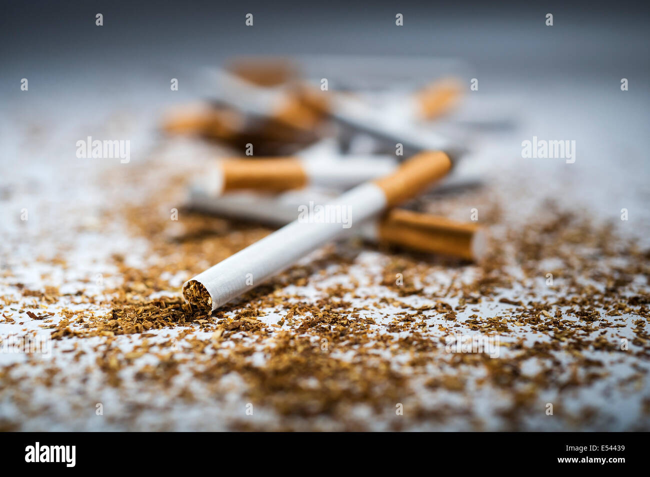 classic tabacco cigarettes Stock Photo