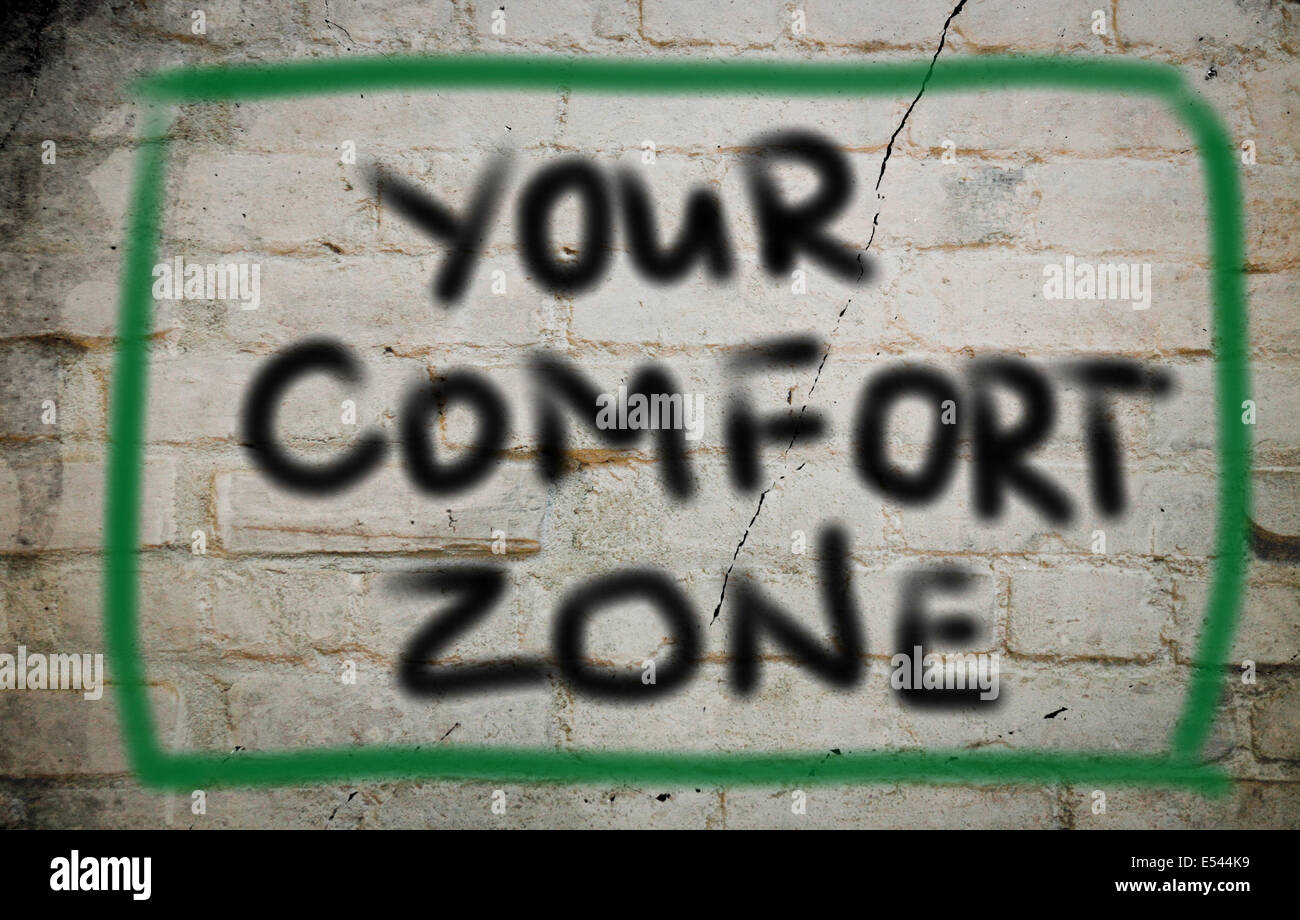 Your Comfort Zone Concept Stock Photo