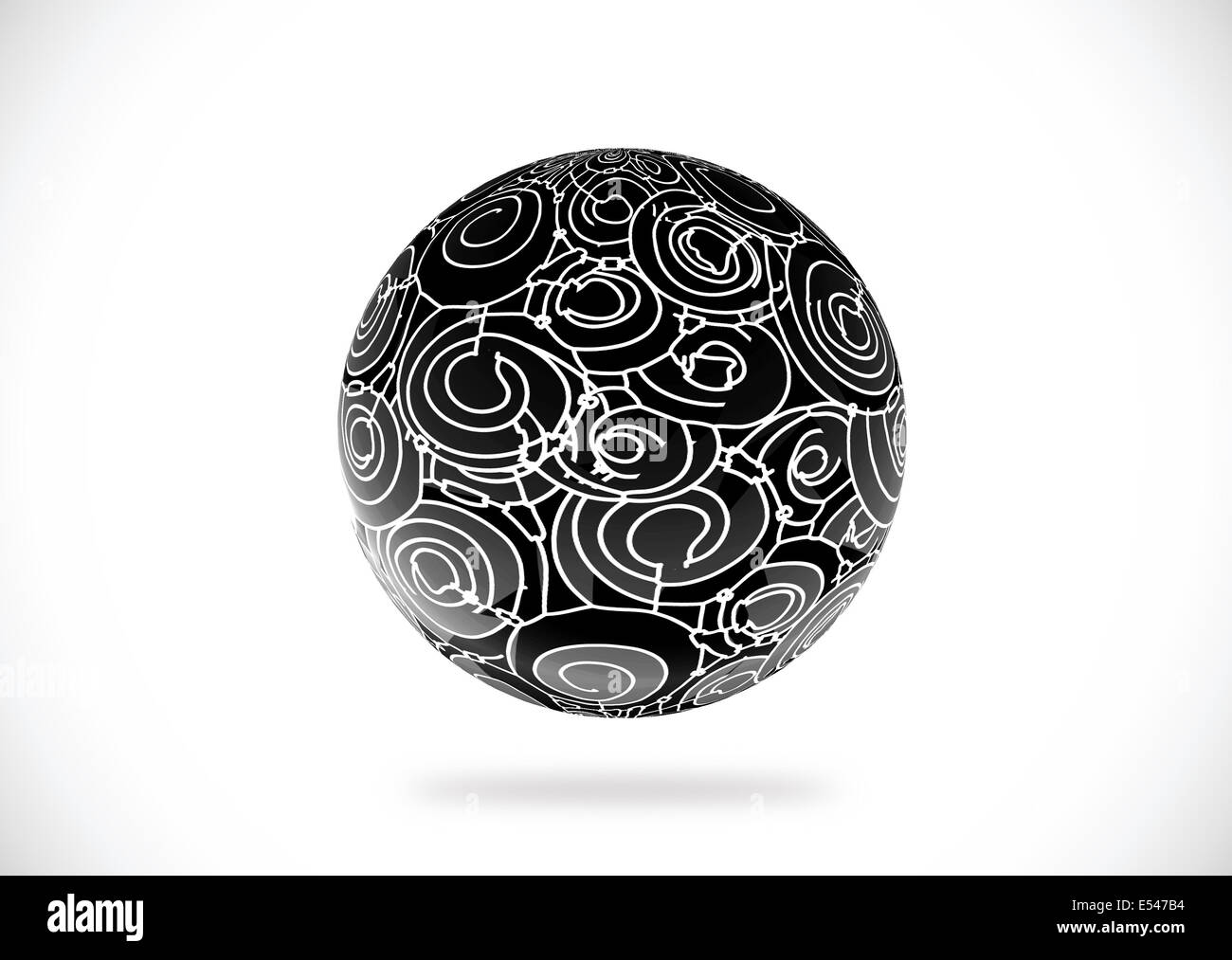 Abstract 3d sphere illustration for your design Stock Photo - Alamy