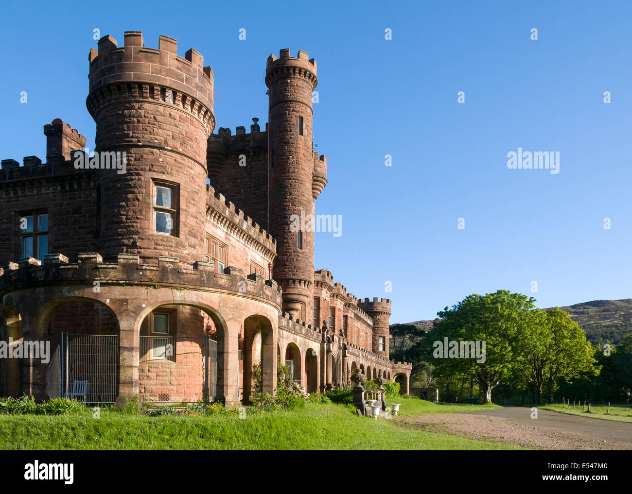 Kinloch Castle, former hunting lodge of the Lancashire industrialist
