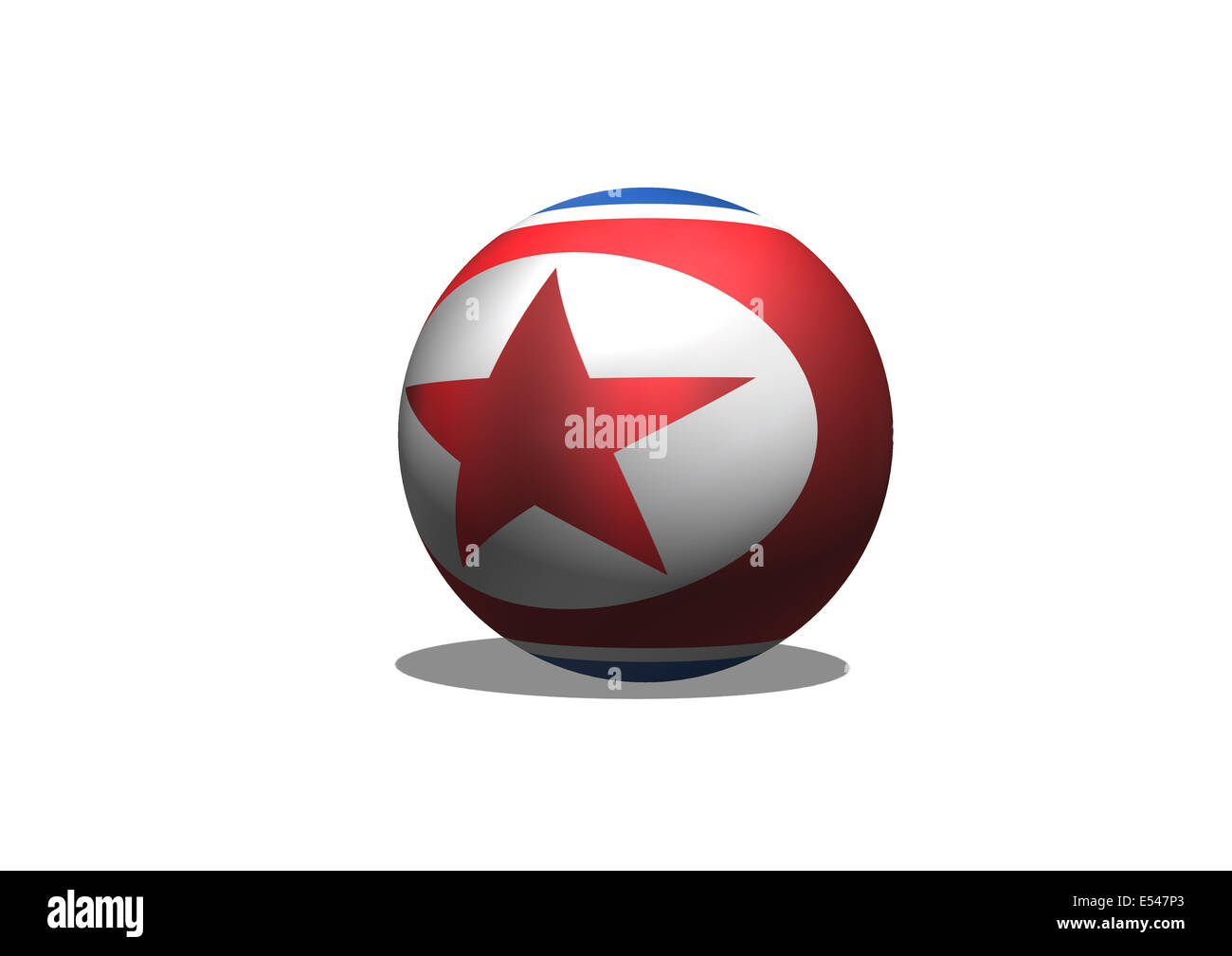 North Korea flag themes idea design Stock Photo - Alamy