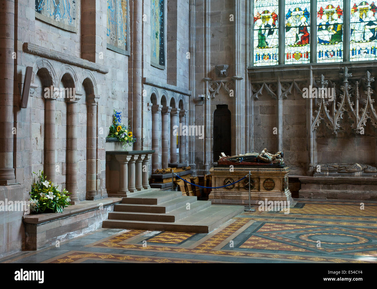Hereford Cathedral, Herefordshire, England UK Stock Photo