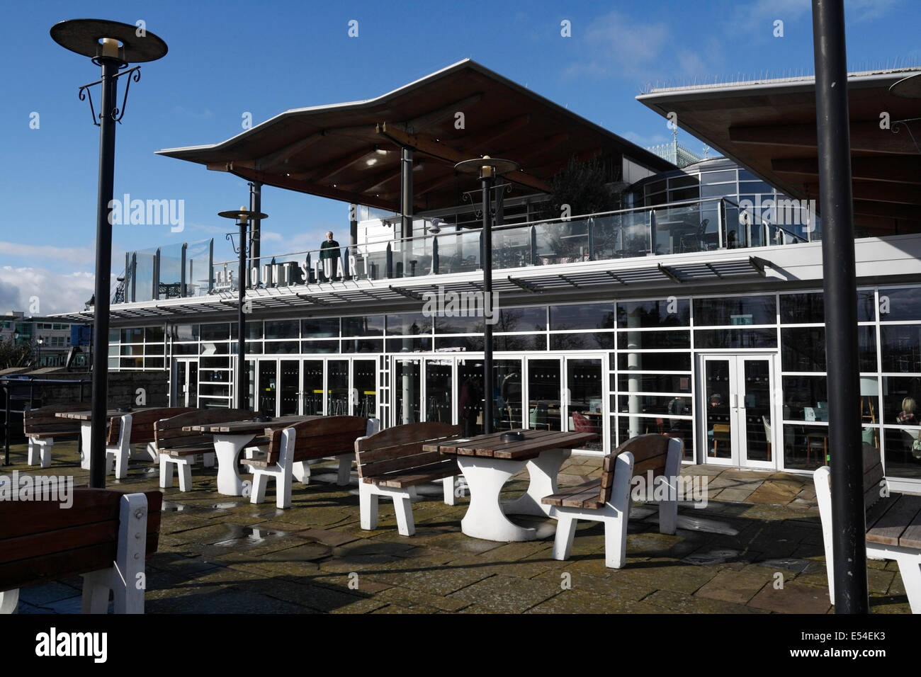 The Mount Stuart Wetherspoons pub in Cardiff Bay Wales Stock Photo