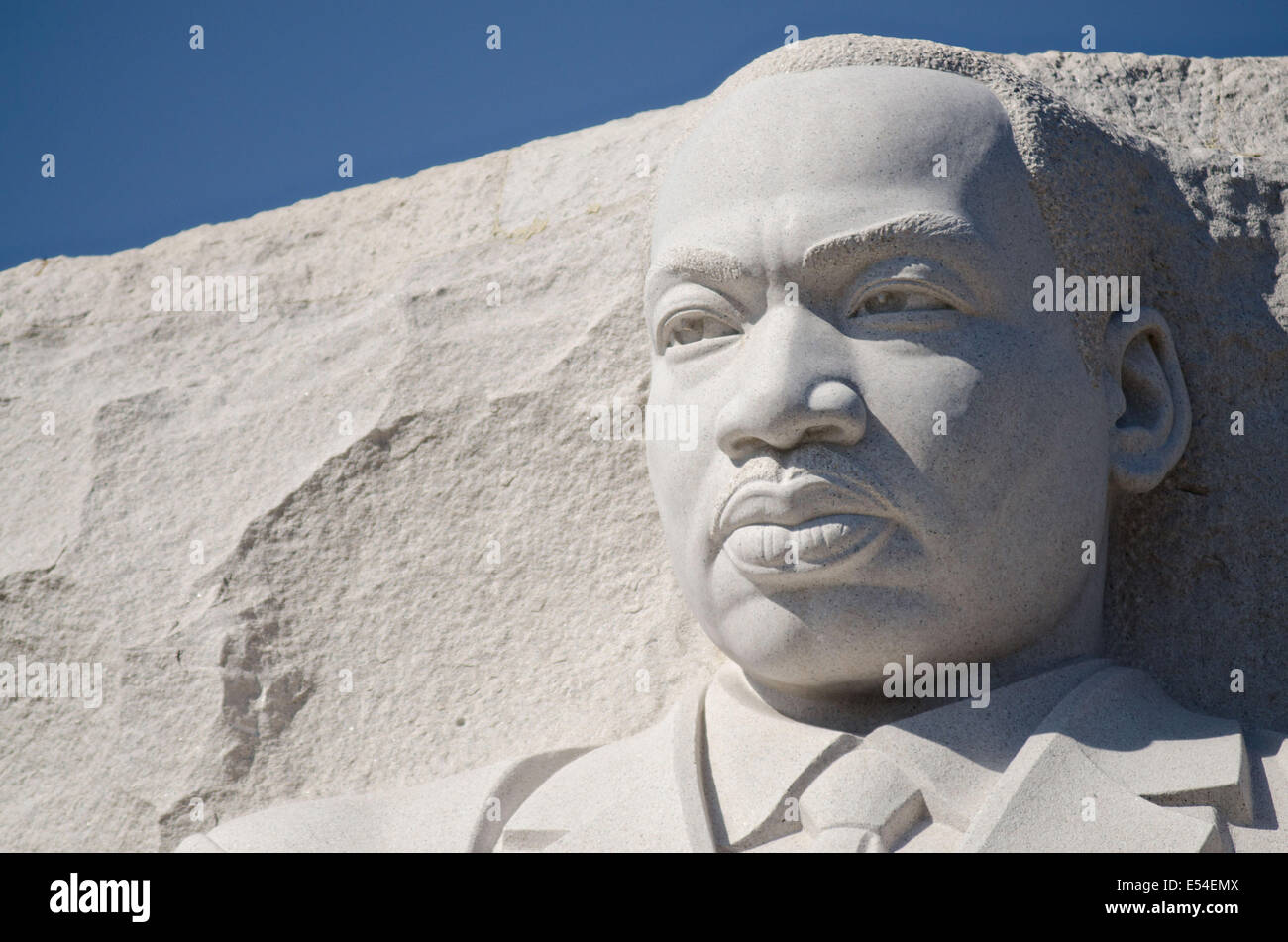 Martin Luther King, Jr. Memorial in West Potomac Park October 8, 2011 in Washington, DC. Stock Photo