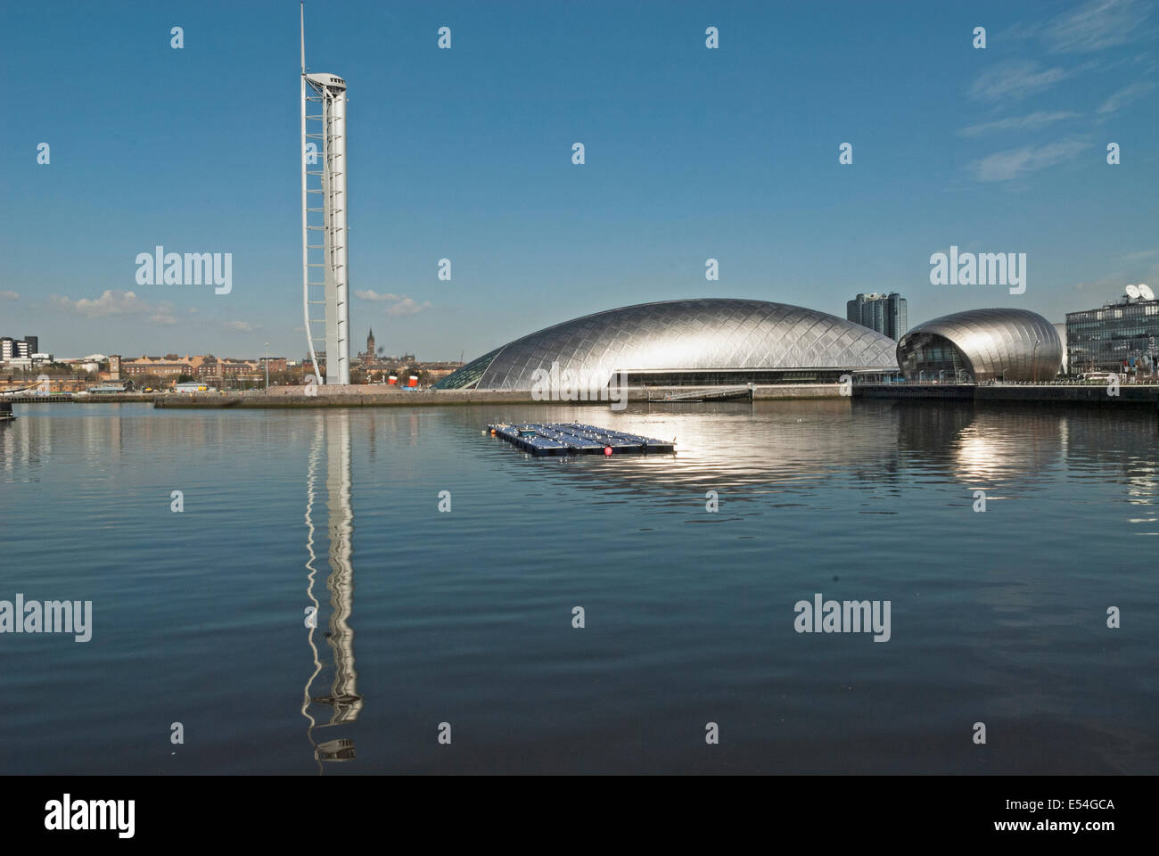 Glasgow Science Centre on the south bank of the River Clyde in Glasgow Stock Photo