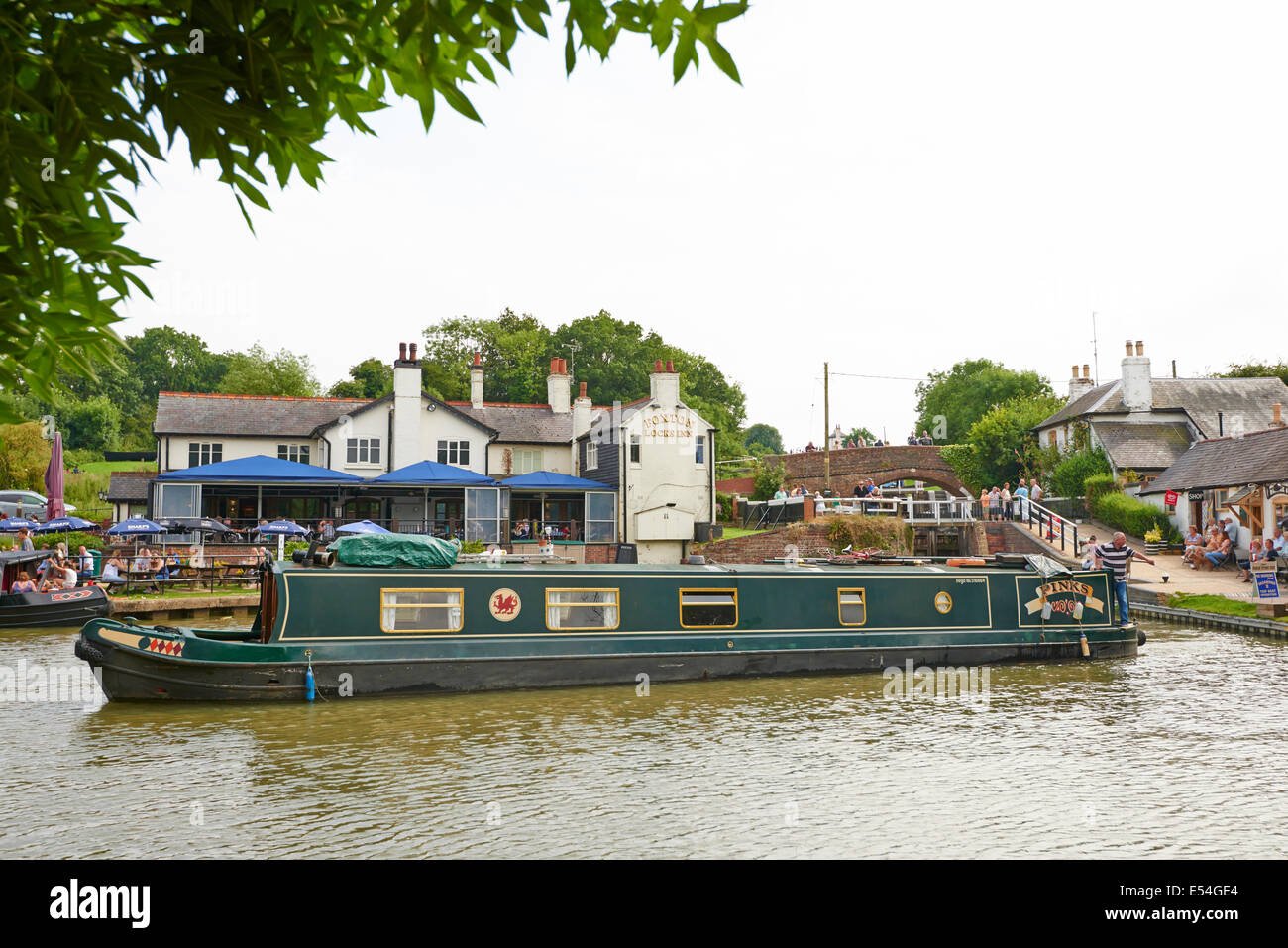 Foxton locks market harborough hi-res stock photography and images - Alamy