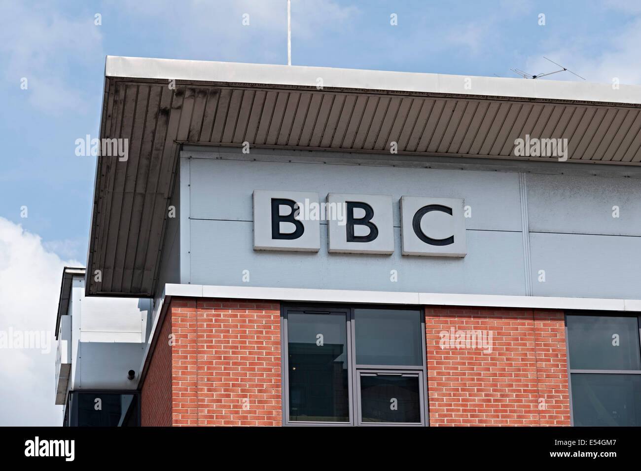 Bbc Nottingham sign Stock Photo Alamy