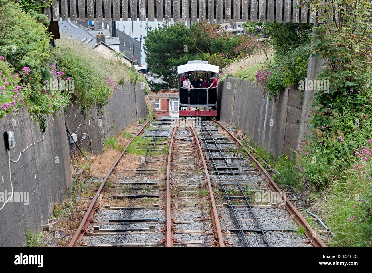 aberystwyth wales cliff railway constitution hill Stock Photo