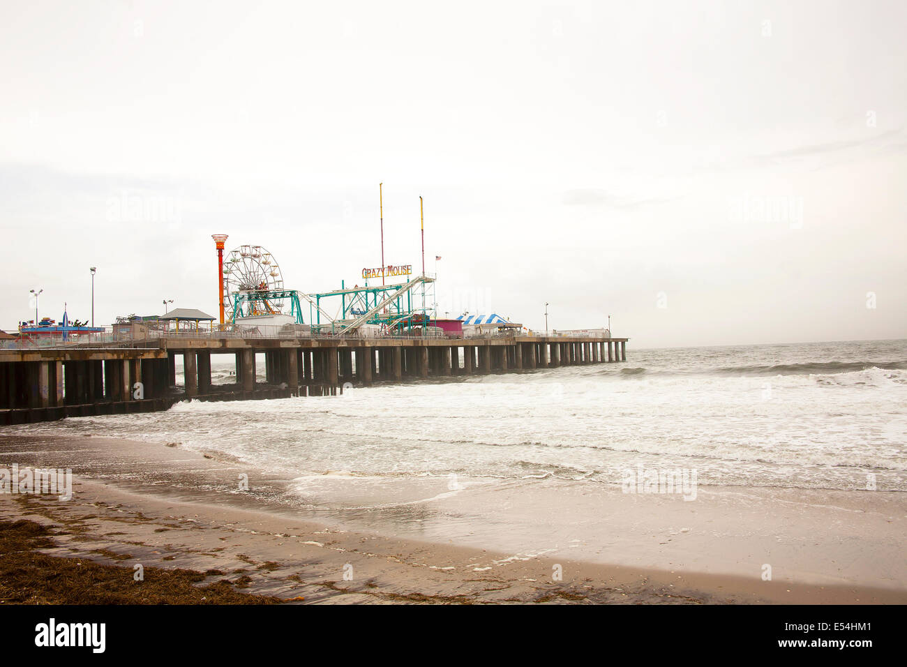 Carnival rides on the Steel Pier off the Boardwalk in Atlantic City