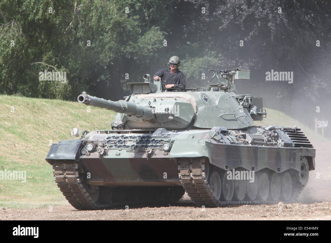 Leopard C2 Main Battle Tank - Bovington Stock Photo