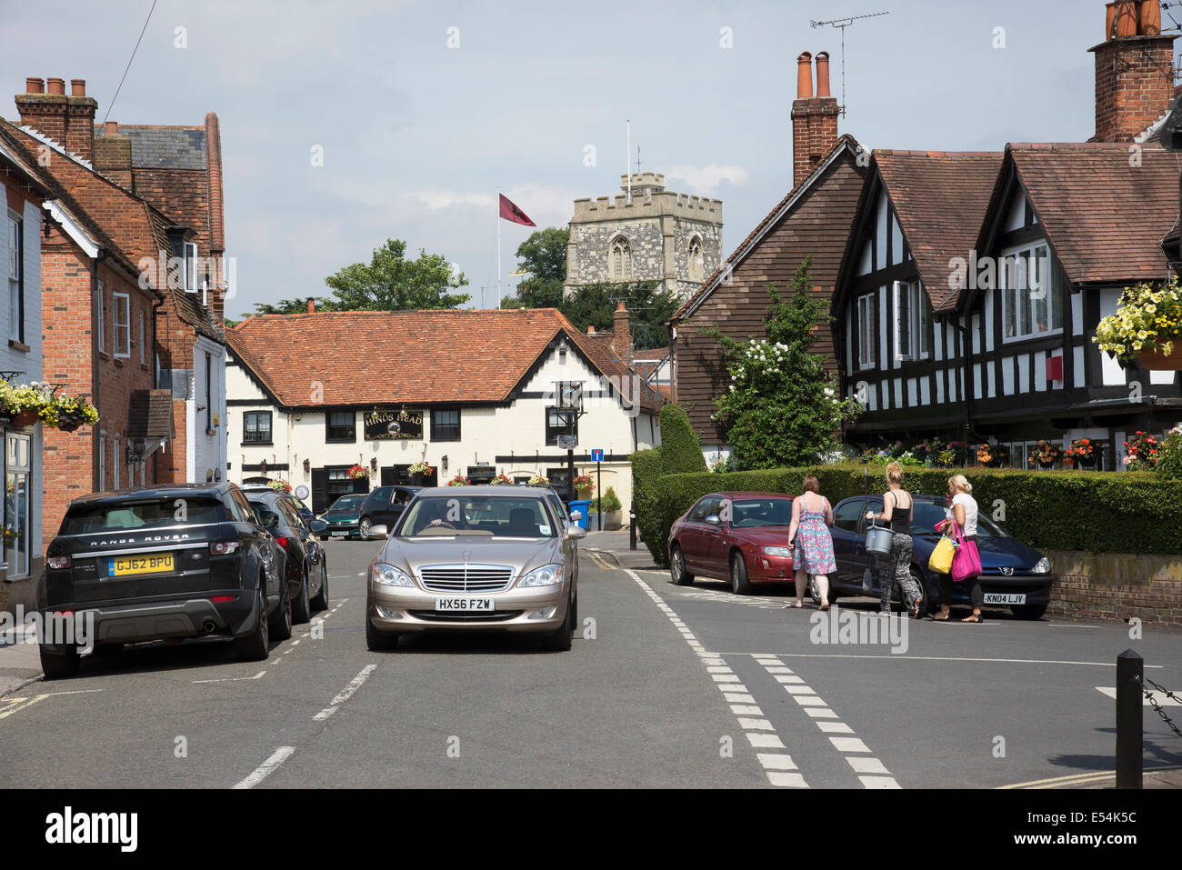 Bray on Thames village centre in Berkshire England UK Famous villages Stock Photo