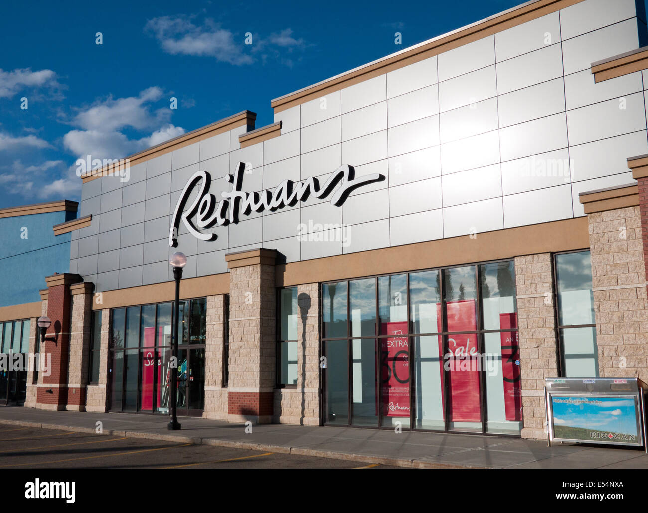 A Reitmans clothing store in Edmonton, Alberta, Canada Stock Photo