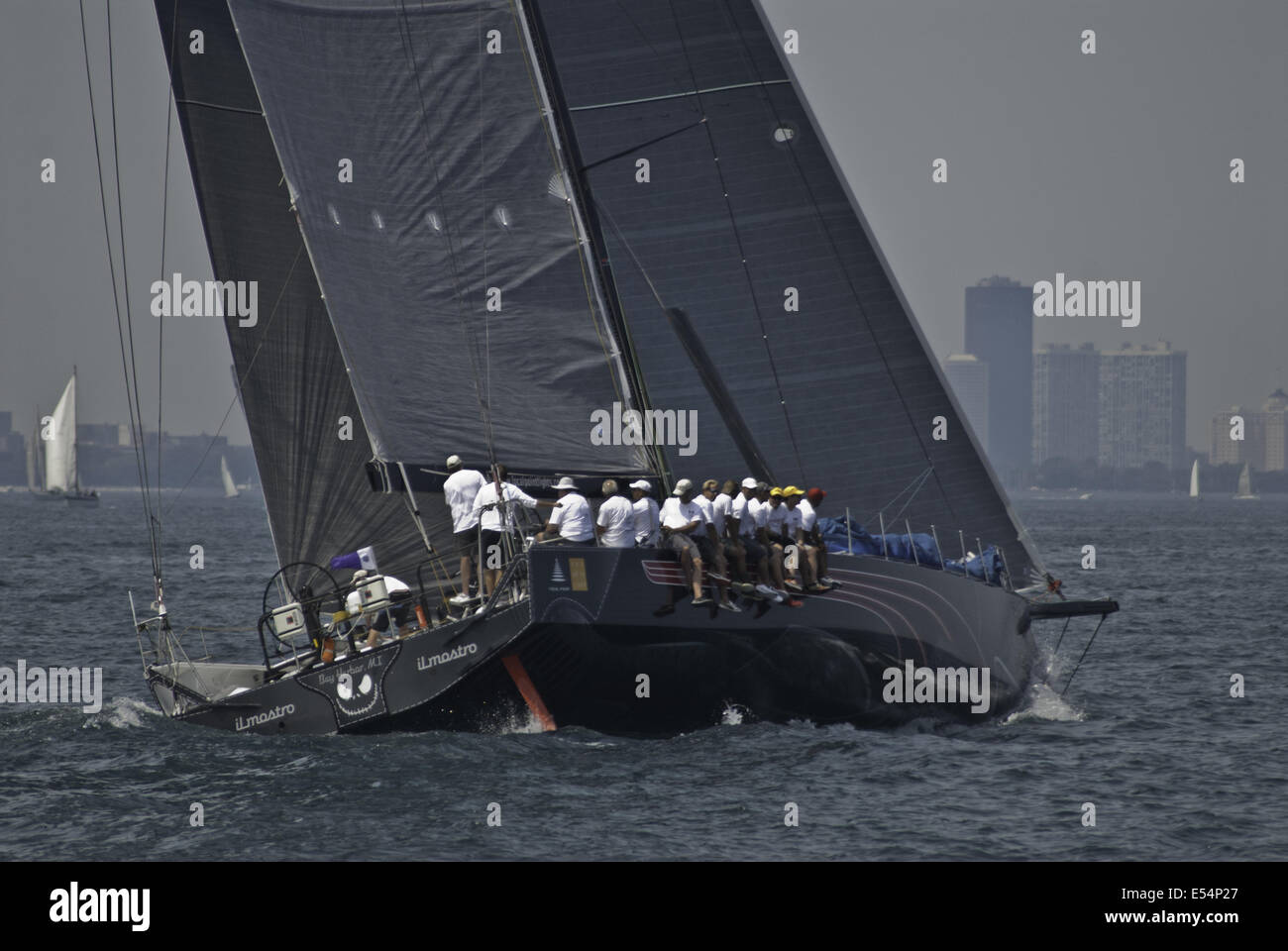 Sailors began their333 mile journey from Chicago to Mackinac Island ...