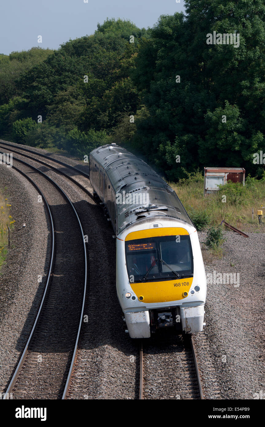 Chiltern Railways train Stock Photo