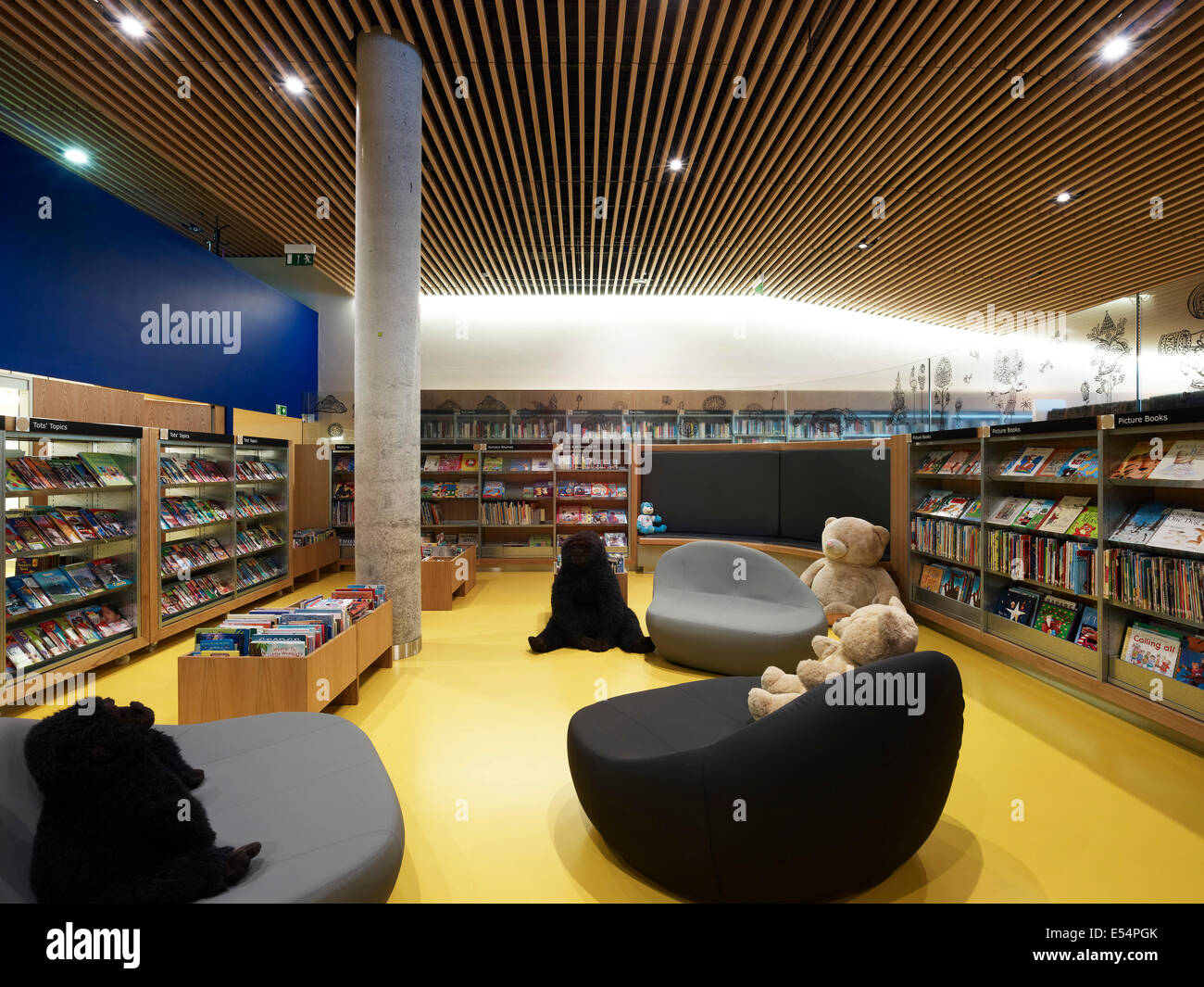 Library of Birmingham, Birmingham, United Kingdom. Architect: Mecanoo Architecten, 2013. Stock Photo