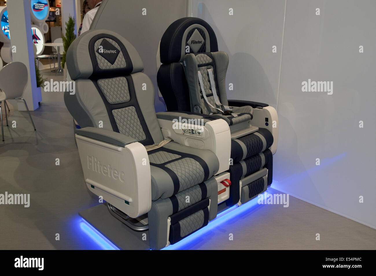 Flitetec A747 business class seats Stock Photo - Alamy