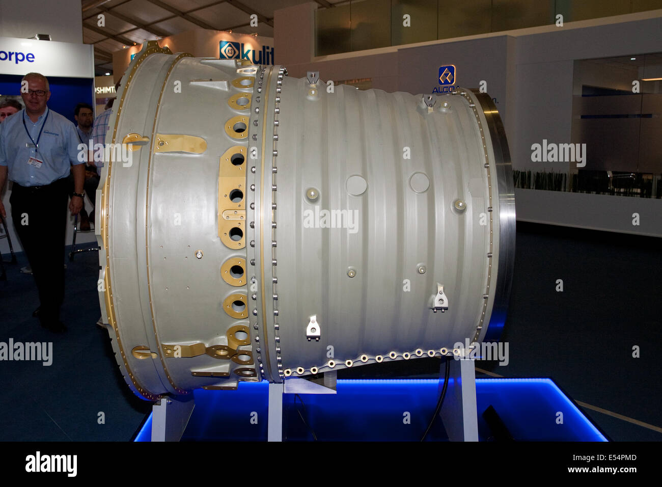 An engine casing made by Manthorpe engineering Stock Photo Alamy
