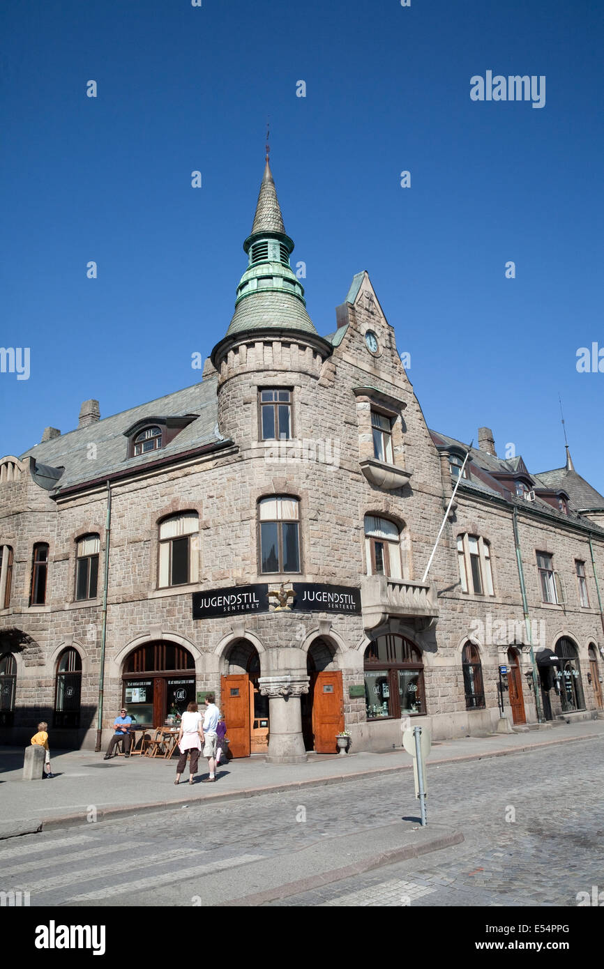 The pharmacy with a museum inside in Alesund Norway Stock Photo Alamy