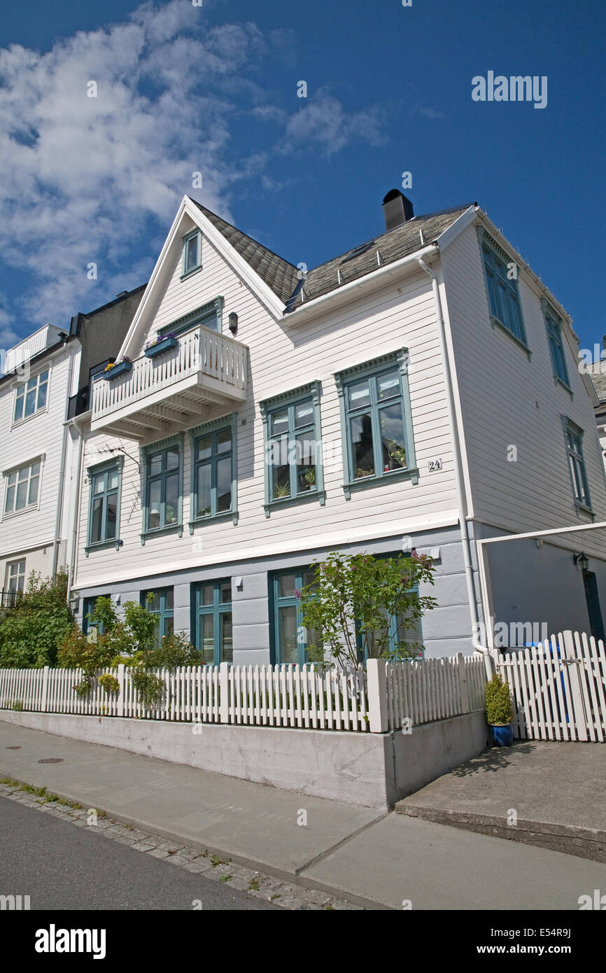 A wooden house in Alesund Norway Stock Photo Alamy