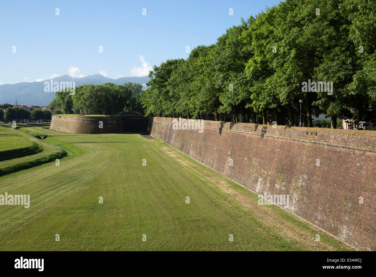 City walls, Lucca, Tuscany, Italy, Europe Stock Photo: 72022514 - Alamy