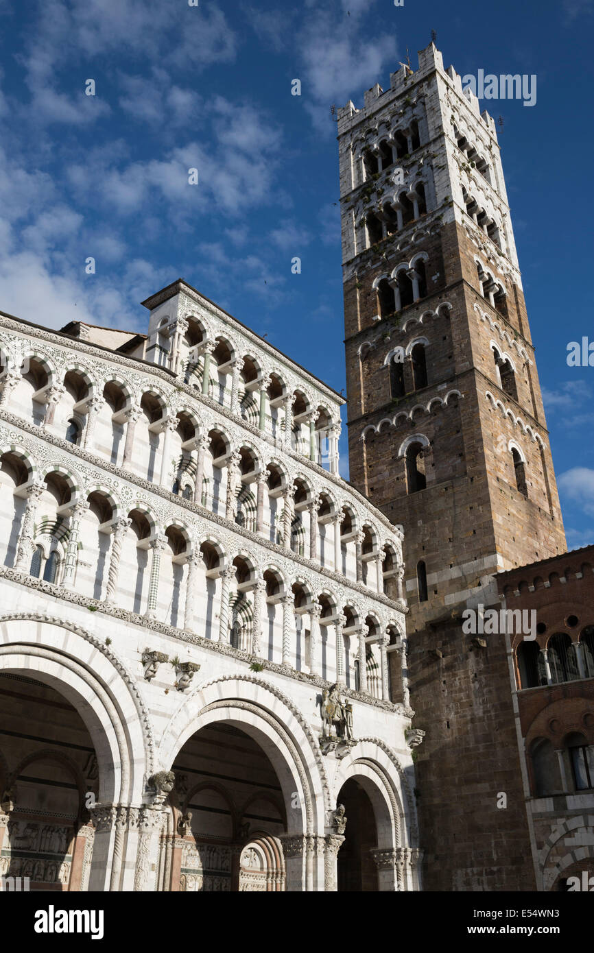 Duomo di San Martino, Lucca, Tuscany, Italy, Europe Stock Photo